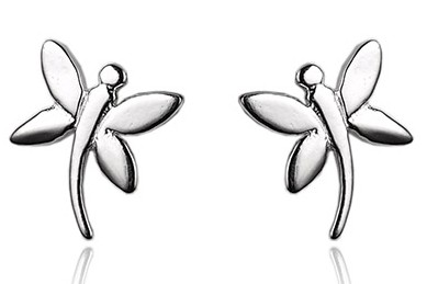 Fashionable silver earring